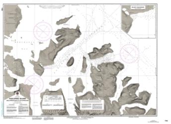 PADLOPING ISLAND AND APPROACHES/ ET LES APPROCHES (7180) by Canadian Hydrographic Service