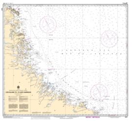 COD ISLAND TO/A CAPE HARRISON (8047) by Canadian Hydrographic Service