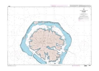 Ile Tahaa nautical chart by SHOM