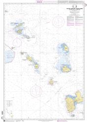 De Anguilla a la Guadeloupe nautical chart by SHOM