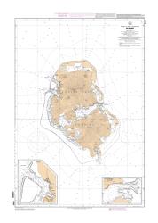 Huahine nautical chart by SHOM