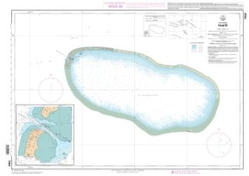 Faaite nautical chart by SHOM
