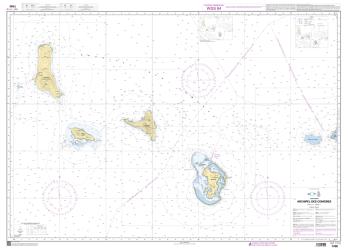 Archipel des Comores nautical chart by SHOM