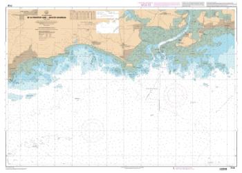 De la Polnte de Saint-Jacques A Damgan nautical chart by SHOM