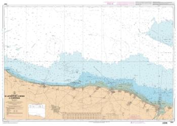 De la Pointe de La Percee a Ouistreham nautical chart by SHOM
