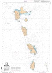 De Montserrat a Salnt-Lucia nautical chart by SHOM