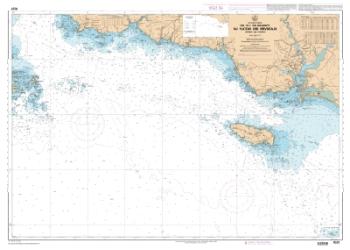 De l'ile de Penfret au Plateau des Birvideaux - Abords de Lorient nautical chart by SHOM