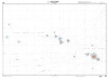 Iles de la Societe, de Manuae a Tahiti nautical chart by SHOM