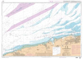 De Calais a Dunkerque nautical chart by SHOM