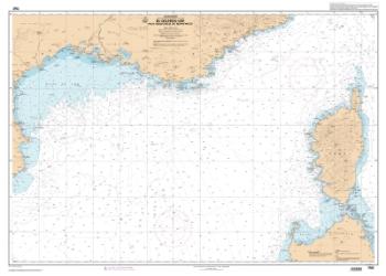 Du Golfe du Lion aux Bouches de Bonifacio nautical chart by SHOM
