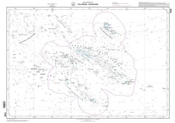 Polynesie francaise nautical chart by SHOM