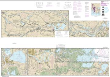 Intracoastal Waterway Morgan City to Port Allen, including the Atchafalaya River (11354-28) by NOAA