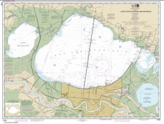 Lakes Pontchartrain and Maurepas (11369-48) by NOAA