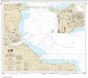 St. Andrew Bay - Bear Point to Sulpher Point (11392-8) by NOAA