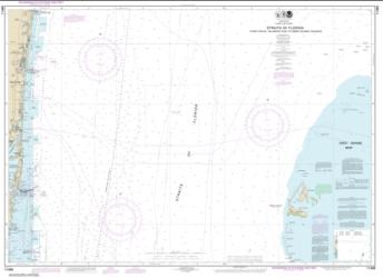 Straits of Florida Fowey Rocks, Hillsboro Inlet to Bimini Islands, Bahamas (11469-9) by NOAA