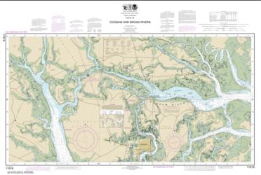 Parts of Coosaw and Broad Rivers (11519-13) by NOAA