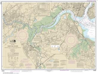 Raritan River Raritan Bay to New Brunswick (12332-24) by NOAA