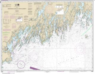 Monhegan Island to Cape Elizabeth (13288-43) by NOAA