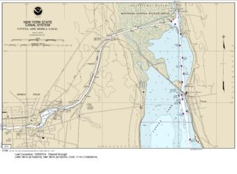 SMALL-CRAFT BOOK CHART New York State Canal System (book of 61 Charts) (14786-14) by NOAA