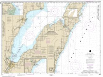 Lower Green Bay; Oconto Harbor; Algoma (14910-23) by NOAA