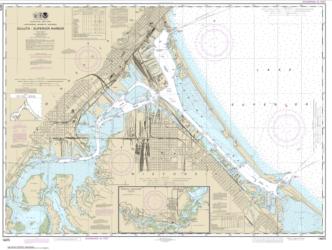 Duluth-Superior Harbor; Upper St. Louis River (14975-36) by NOAA