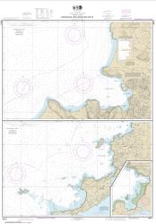 Inanudak Bay and Nikolski Bay, Umnak l.; River and Mueller Coves (16511-8) by NOAA