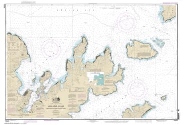 Unalaska Bay and Akutan Pass (16528-18) by NOAA