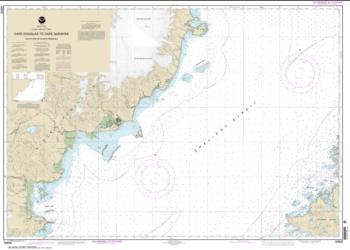 Shelikof Strait-Cape Douglas to Cape Nukshak (16608-4) by NOAA