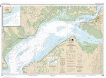Cook Inlet-East Foreland to Anchorage; North Foreland (16663-9) by NOAA