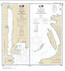 Woewodski and Eliza Hbrs.; Fanshaw Bay and Cleveland Passage (17365-13) by NOAA