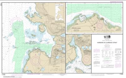 Harbors in Clarence Strait Port Chester, Annette Island; Tamgas Harbor, Annette Island; Metlakatla Harbor (17435-17) by NOAA