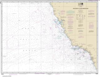 San Diego to Cape Mendocino (18020-39) by NOAA