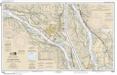 Columbia River Crims Island to Saint Helens (18524-37) by NOAA