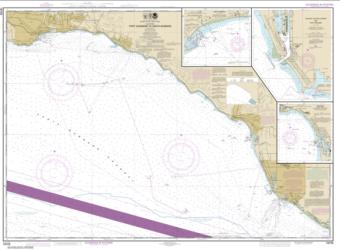 Port Hueneme to Santa Barbara; Santa Barbara; Channel Islands Harbor and Port Hueneme; Ventura (18725-30) by NOAA