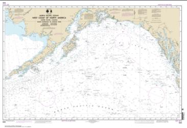 West Coast Of North America   Dixon Ent To Unimak Pass (500-8) by NOAA