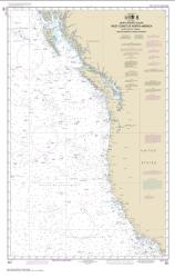 North Pacific Ocean West Coast Of North America  Mexican Border To Dixon Entrance (501-13) by NOAA