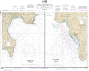 Commonwealth of the Northern Mariana Islands Bahia Laolao, Saipan Island and Tinian Harbor, Tinian Island (81071-8) by NOAA