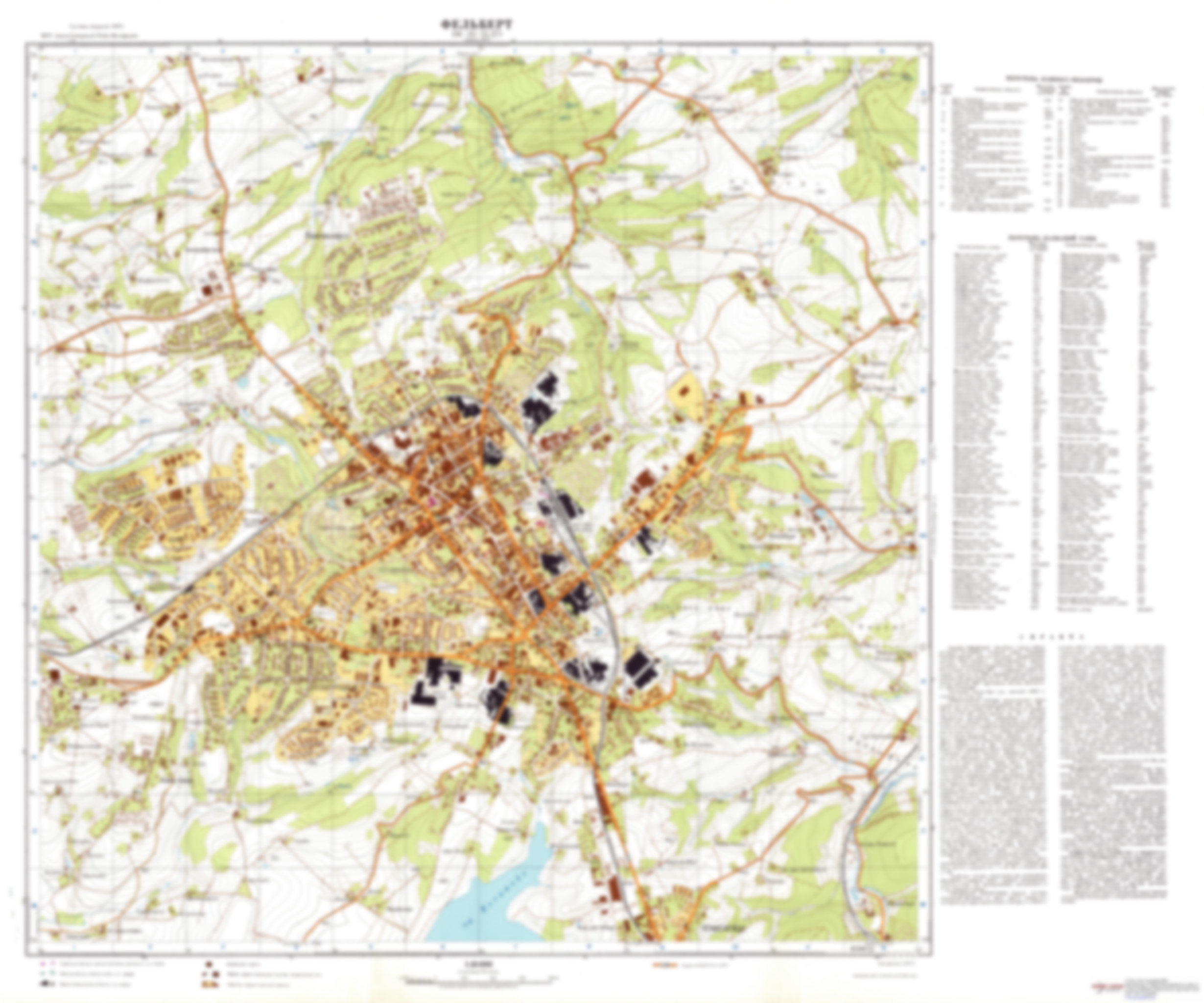 Velbert Maps Velbert (Germany) - Soviet Military City Plans