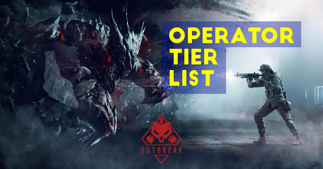 Rainbow Six Siege Outbreak operator tier list art.