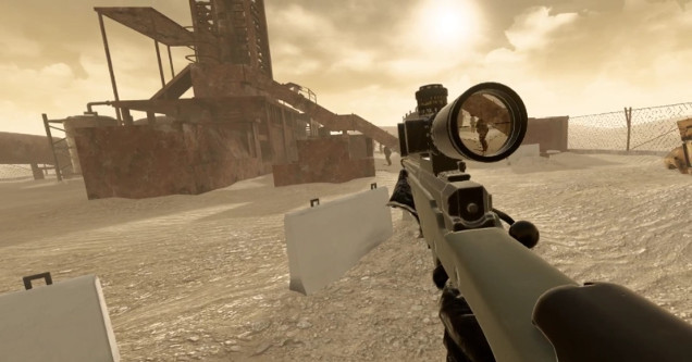 Counter-Strike clone Pavlov VR in virtual reality.