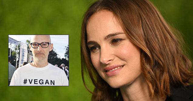 Natalie Portman looks at Moby in disgust after he claimed they dated in his new memoir.