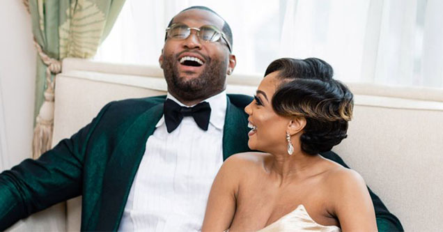 Demarcus Cousins at his wedding after telling his baby mamma he would kill her