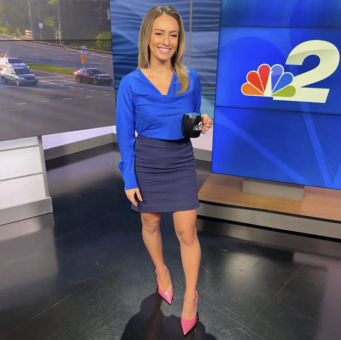 NBC Florida reporter - condom microphone