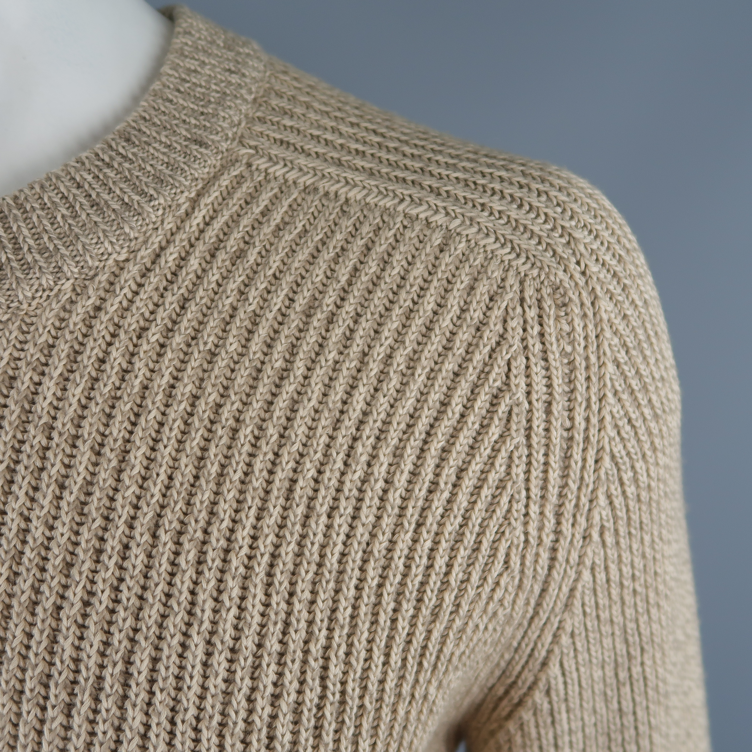oatmeal cotton sweater