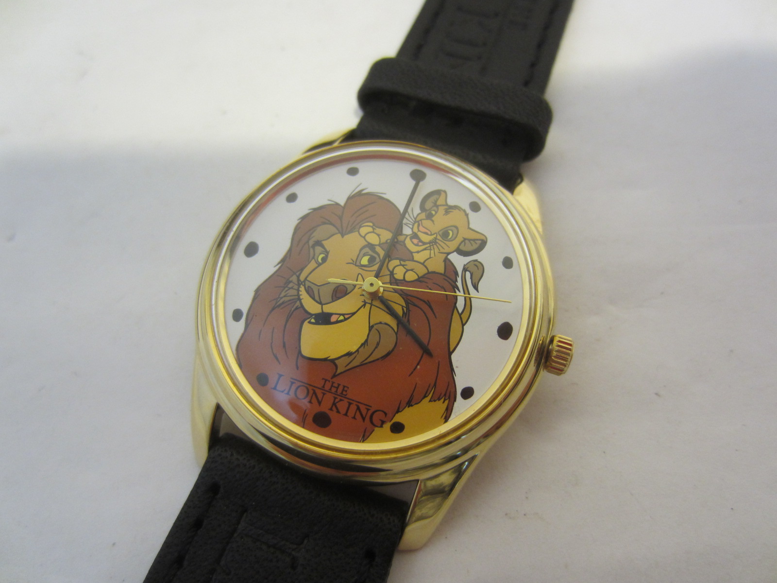 DISNEY LION KING Timex watch w/ leather band in orig box eBay
