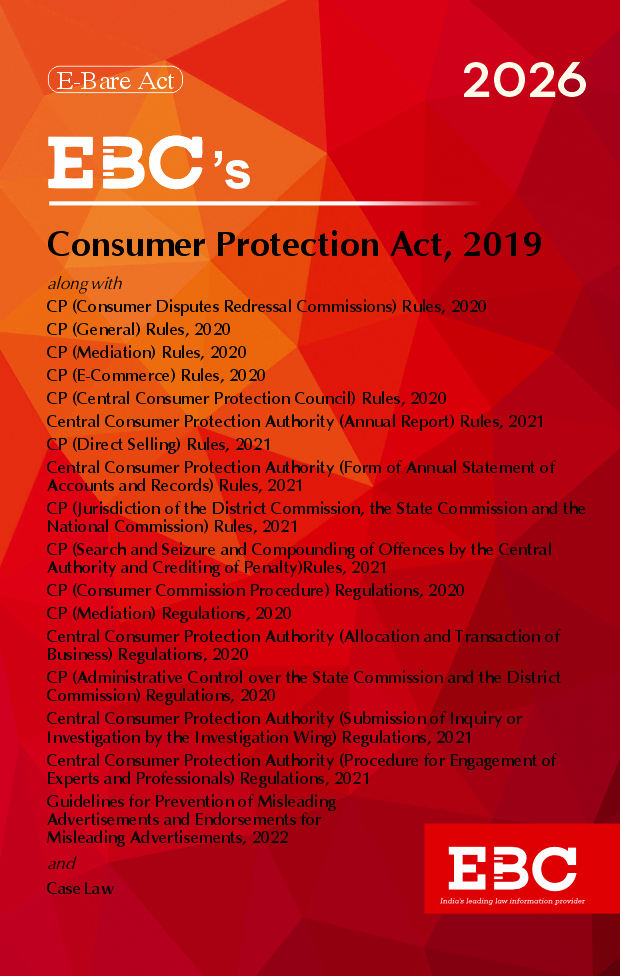 Consumer Protection Act, 2019 Bare Act (Print/eBook)