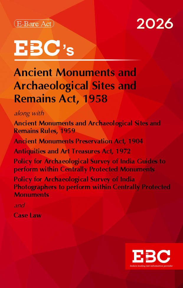 Ancient Monuments And Archaeological Sites And Remains Act, 1958<br>Bare Act (Print/eBook)</br>