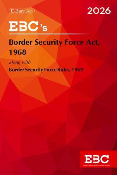Border Security Force Act, 1968Bare Act (Print/eBook)