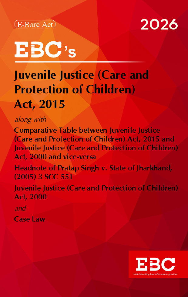 Juvenile Justice (Care and Protection of Children) Act, 2015 Bare Act (Print/eBook)