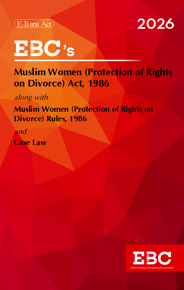 Muslim Women (Protection of Rights on Divorce) Act, 1986 [Only eBook Version Available]